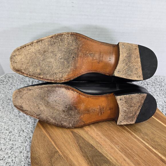 Saks Fifth Avenue by Magnanni Gray Smooth Leather Casual Chelsea Boot Mens 12 M - Picture 12 of 16